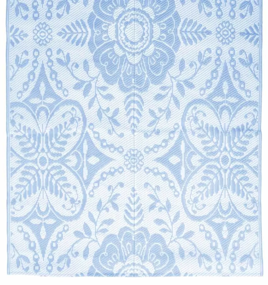 Tapete de exterior 120x180 cm ARAKIL PP azul-bebé