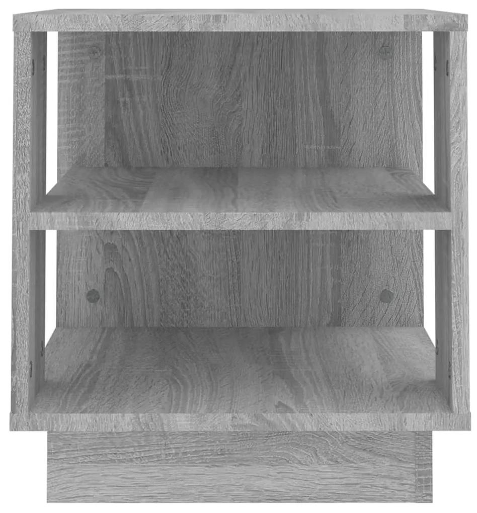 Mesa de centro 40x40x43 cm madeira processada sonoma cinza