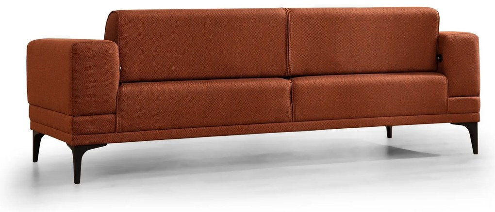 **** Sofá-Cama 3 Lugares Horizon – Vermelho Telha – 230x95x77 cm
**