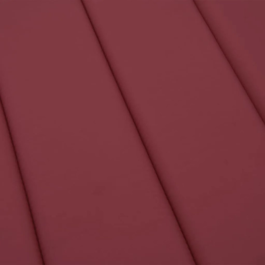 Almofadão p/ espreguiçadeira tecido oxford vermelho tinto