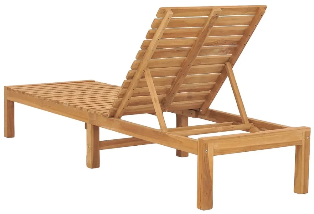 Espreguiçadeiras 2 pcs madeira de teca maciça