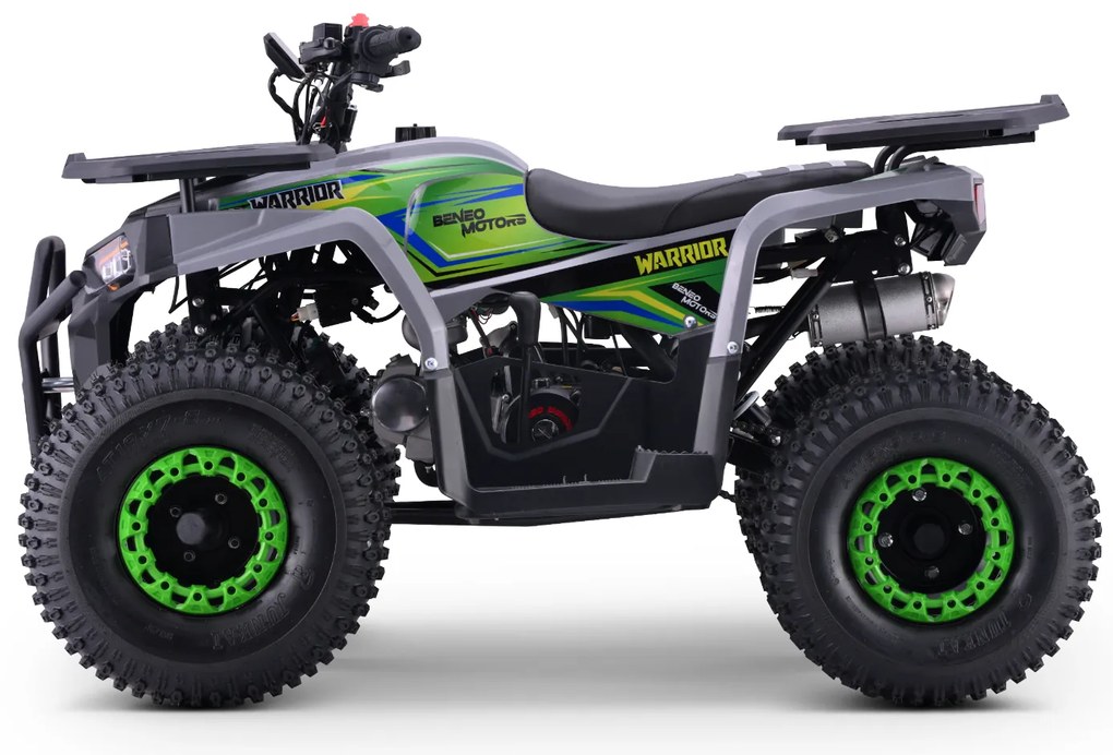 Moto 4 gasolina crianças Motors WARRIOR 125cc Verde