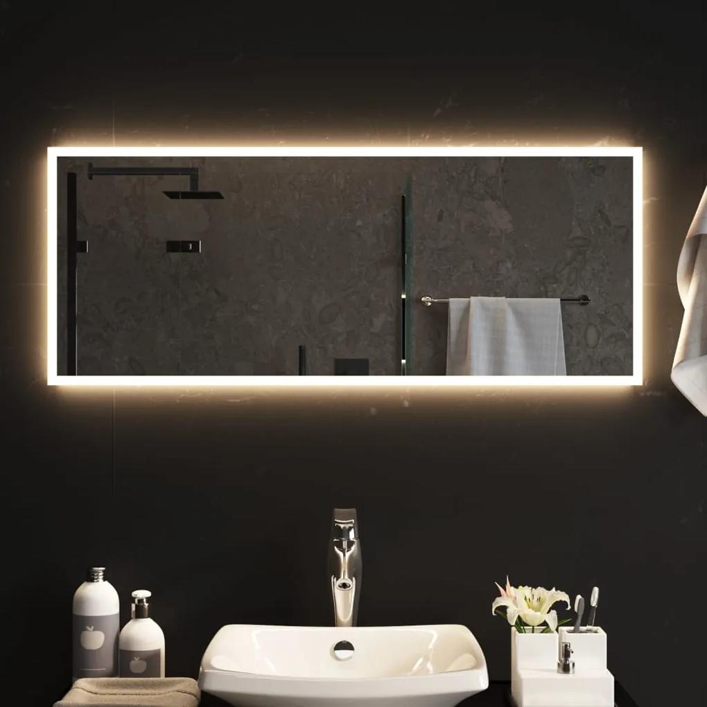 151772 vidaXL Espelho de casa de banho com luzes LED 100x40 cm