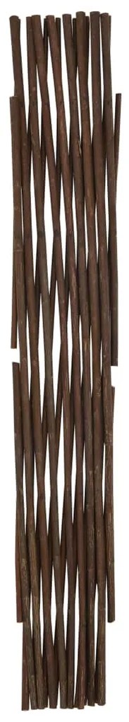 Cercas em treliça salgueiro 5 pcs 180x60 cm