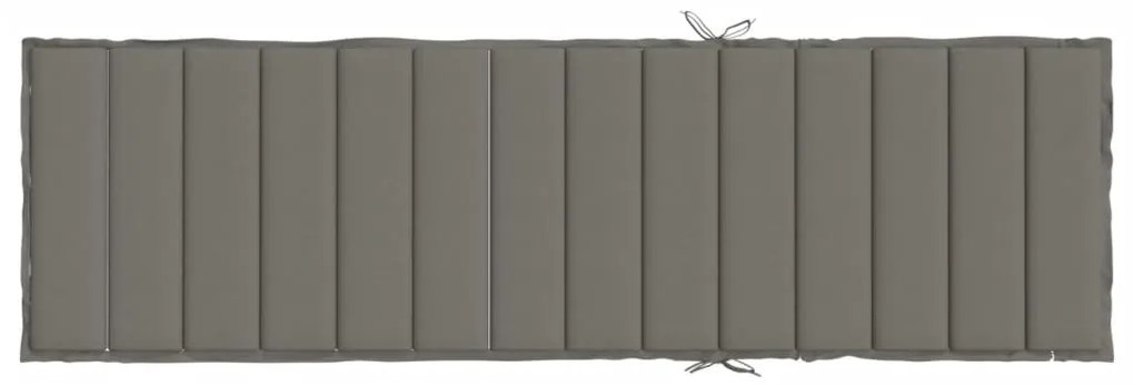 Almofadão para espreguiçadeira 200x50x4cm mesclado tecido