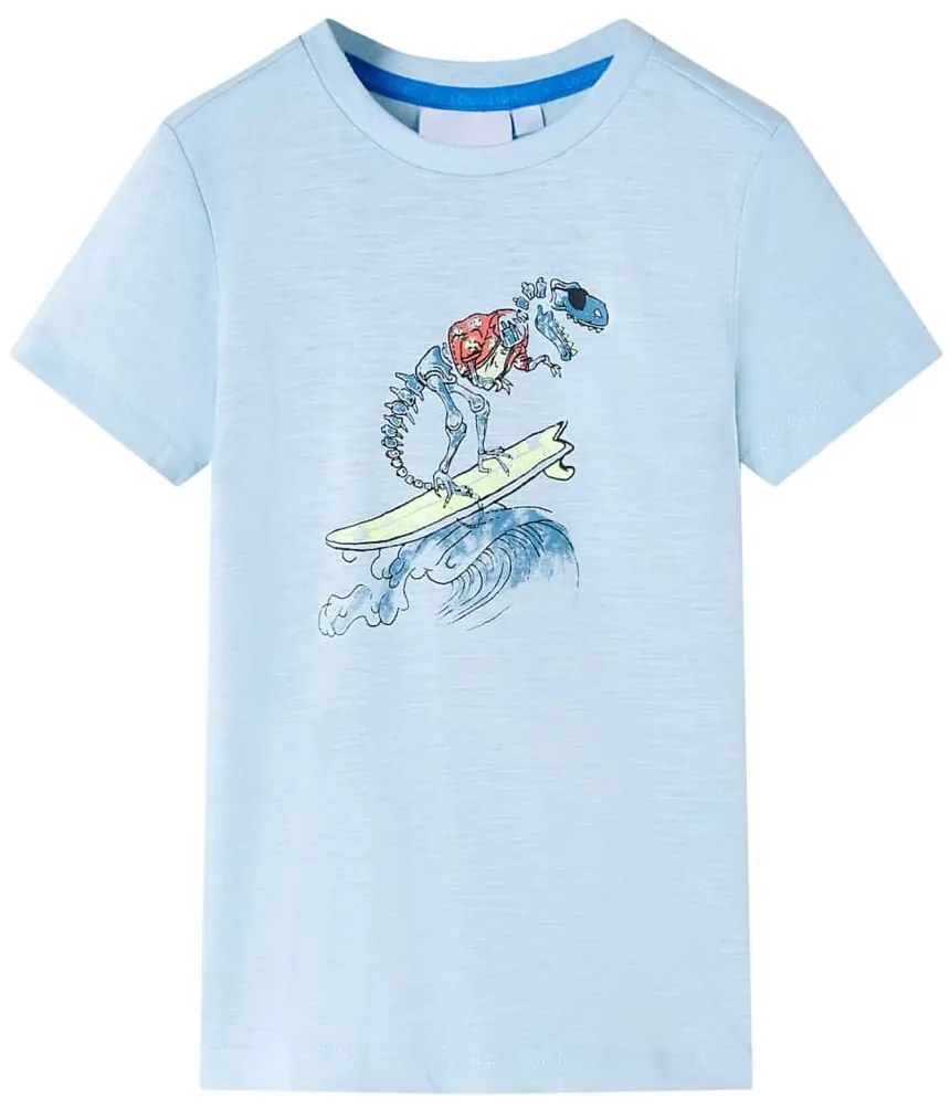 T-shirt para criança azul 128