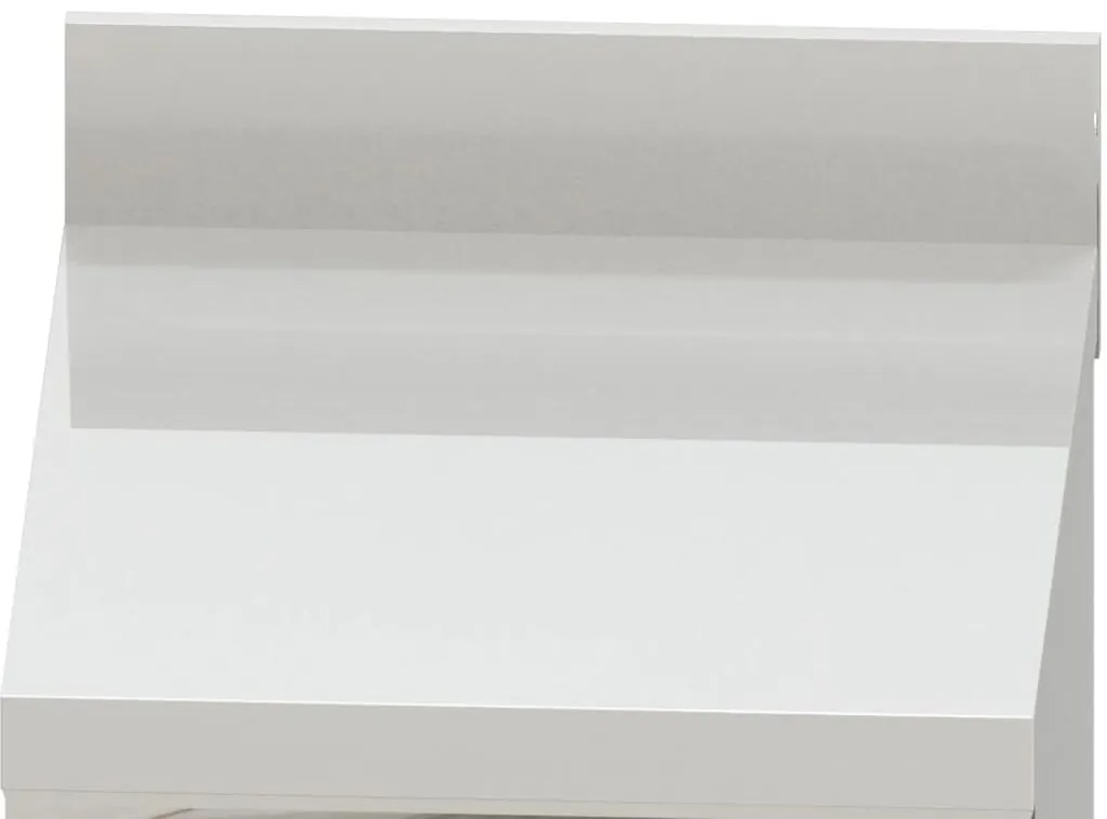 Armários p/ cozinha comercial c/ 2 gavetas 2 pcs aço inoxidável
