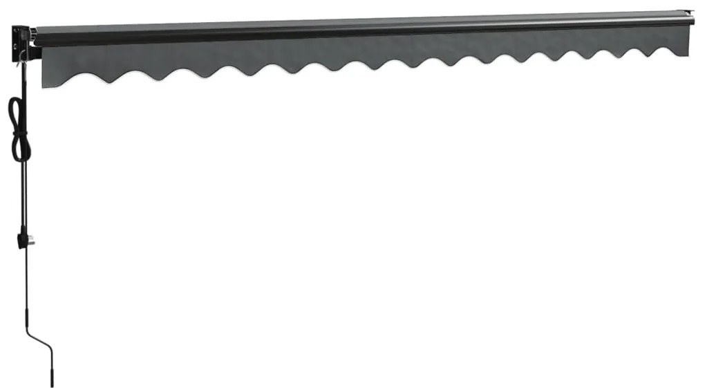 Toldo retrátil automático 4x3 m antracite