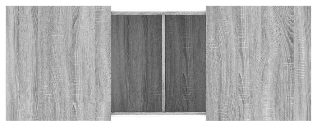 Mesa de centro 100x55x40 cm derivados de madeira cinza sonoma
