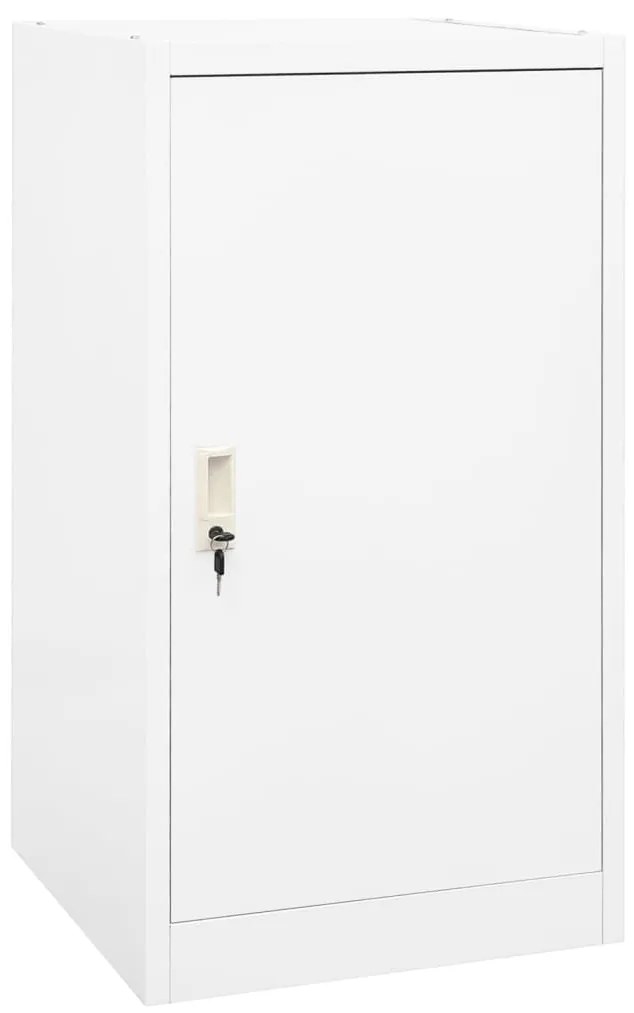 339603 vidaXL Armário para selas 53x53x105 cm aço branco