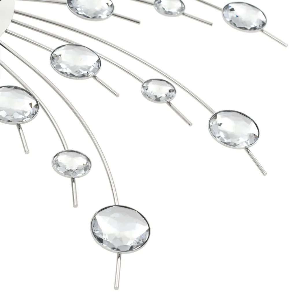 Relógio de parede com mecanismo quartzo design moderno 50 cm