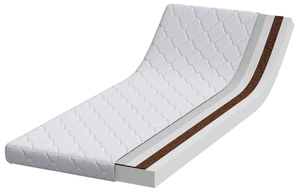 Colchões Branco 200 x 80 cm Tecido 100% poliéster