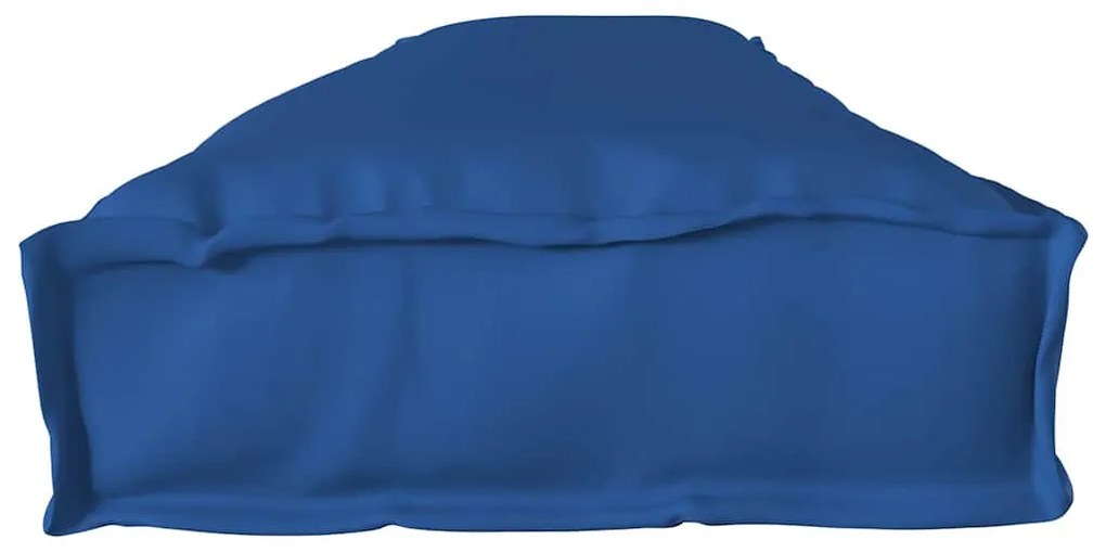Almofadas de Palete para Banco 2 pcs Azul Royal 200x40x8 cm Tecido Oxf