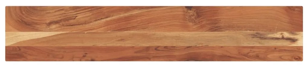 vidaXL Tampo de mesa retangular 140x20x2,5 cm madeira de acácia maciça