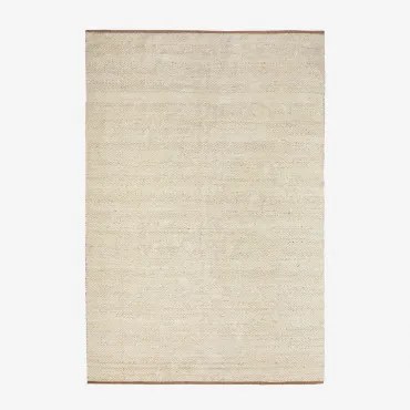 Alfombra Retangular Em Poliéster E Juta Kalina 200 X 300 Cm - Sklum