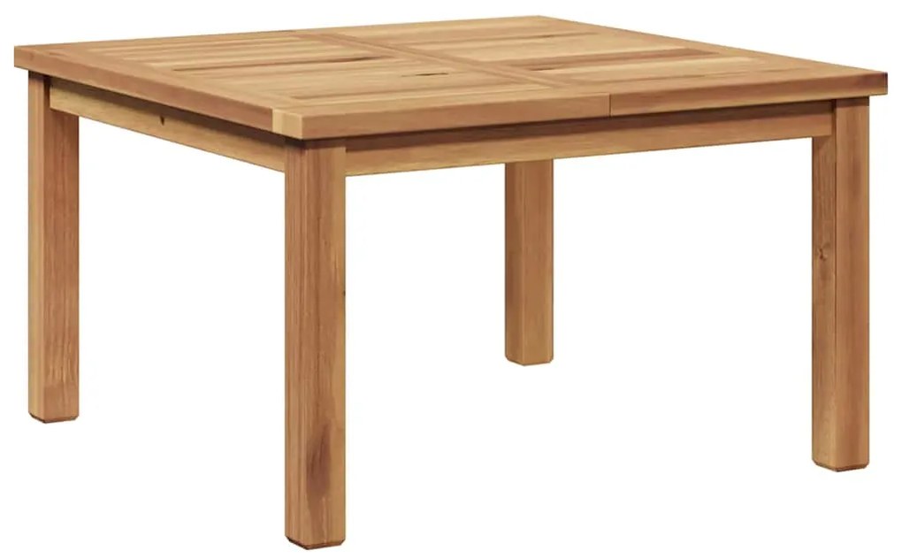 Mesa de centro Castanho 60 x 60 x 36 cm Madeira de teca sólida