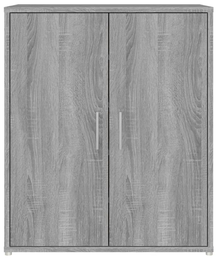 Sapateira 60x35x70 cm derivados de madeira sonoma cinza