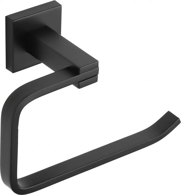 Mexen Vane suporte para papel higiénico, preto - 7020933-70