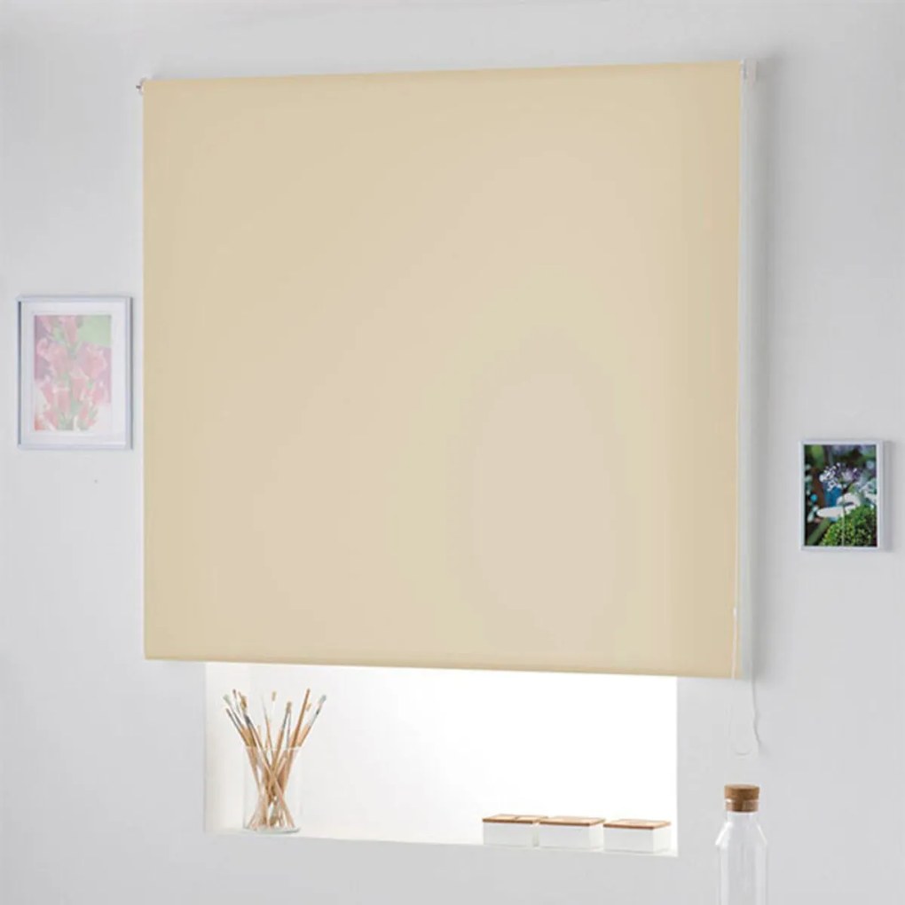 Persiana Transparente Naturals Bege - 100 x 250 cm