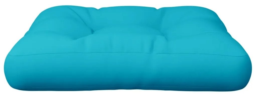 Almofadão para paletes 58x58x10 cm tecido oxford turquesa