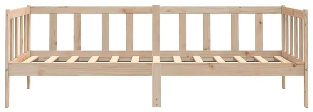 Sofá-cama pinho maciço 90x200 cm