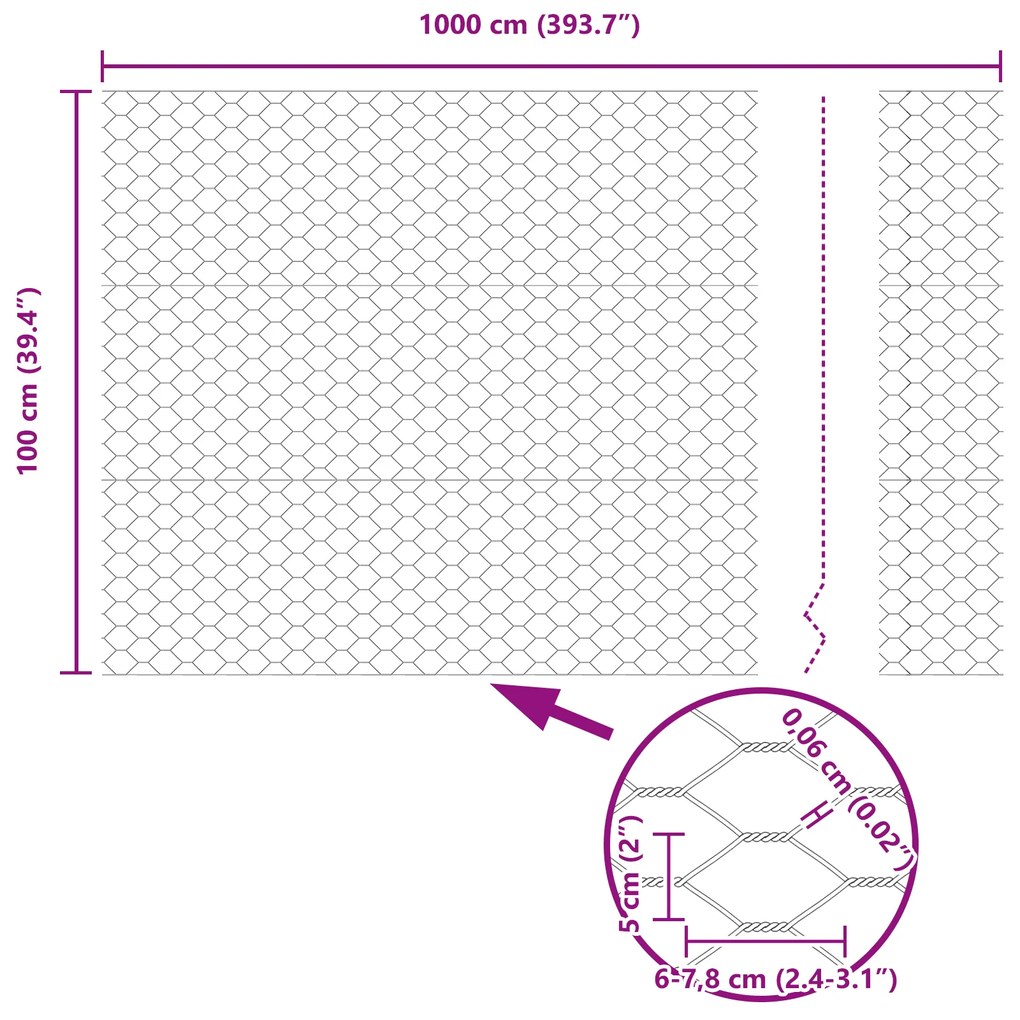 Postes para Cerca vidaXL 10 pcs U-Channel 100 cm Aço Galvanizado, Cerc