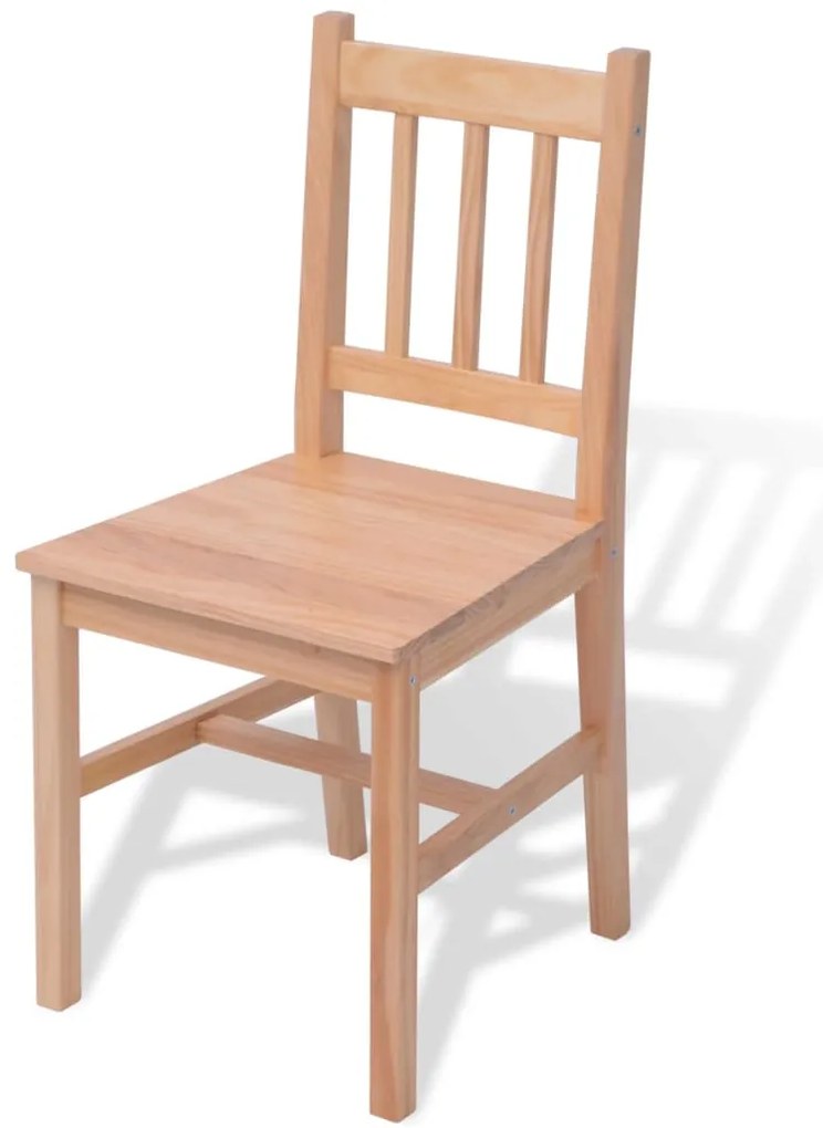 Conjunto de jantar de 7 pçs em pinho