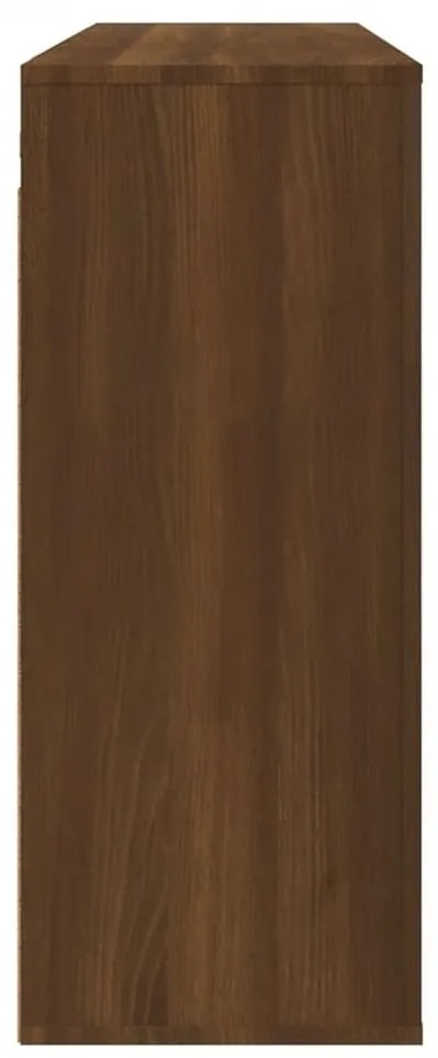 Armário parede 80x33x80 cm madeira processada carvalho castanho