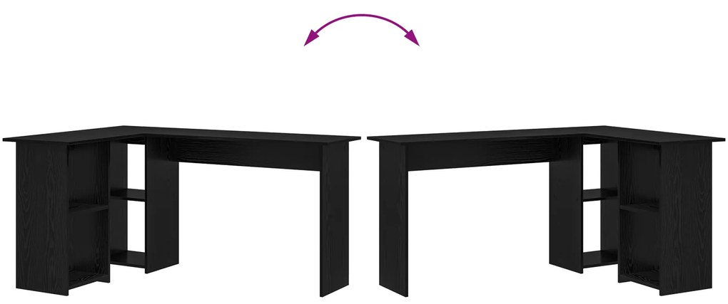 Mesa de Carvalho Preto Carvalho Preto Madeira engenheirada Médio