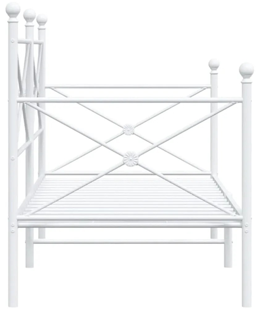 Cama de Dia sem Colchão 90x200 cm aço branco