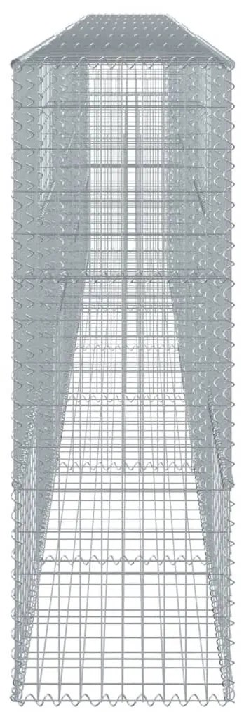 Cesto gabião com cobertura 700x50x150 cm ferro galvanizado