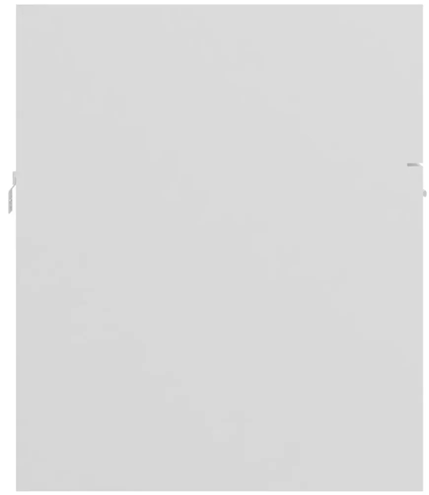 Armário lavatório c/lavatório embutido derivados madeira branco