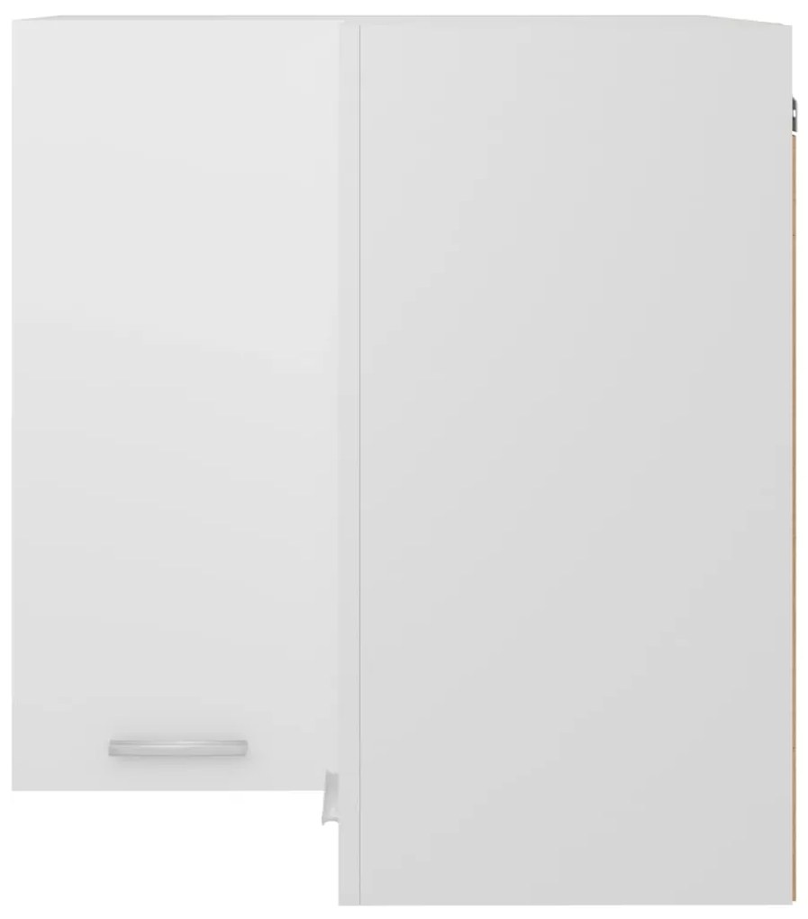 Armário de canto parede “Lyon” 57x57x60 cm branco branco