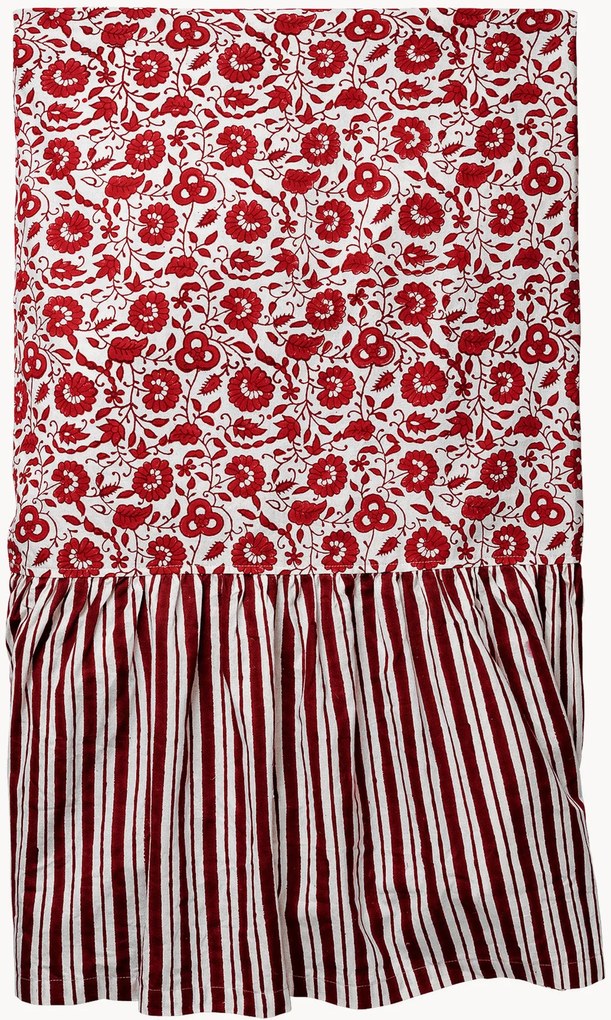 Toalha de mesa em algodão artesanal Damson, vários tamanhos