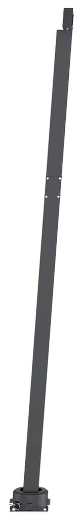 Toldo autom. LED e sensor de vento 450x350 cm laranja/castanho