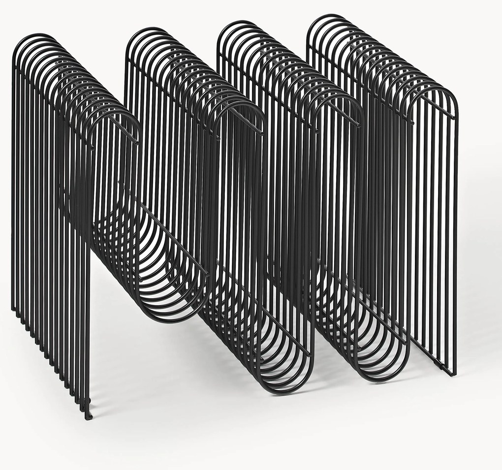 Suporte para revistas em metal Curva