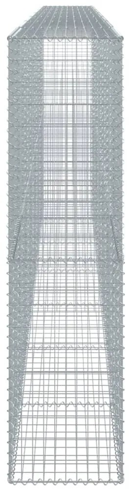Cesto gabião com cobertura 700x50x200 cm ferro galvanizado