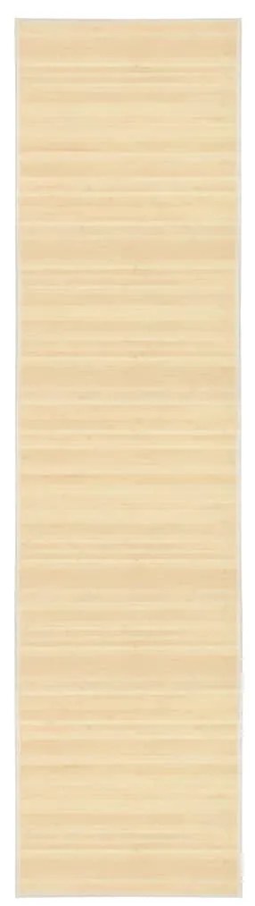 vidaXL Tapete de bambu 80x300 cm natural