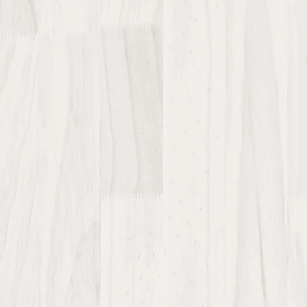Cómoda Lylle em Pinho Maciço - Branco - Design Nórdico