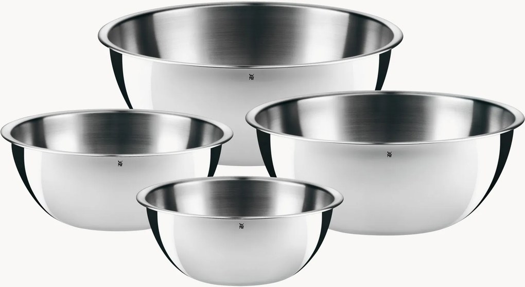 Taças de mistura em aço inoxidável Classic, conjunto de 4