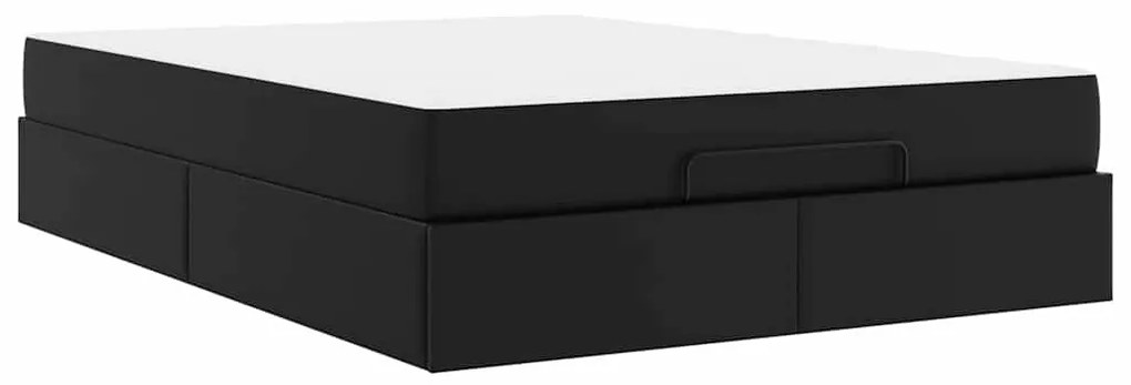 Estrutura de cama com colchão Outros Preto 160 x 200 cm