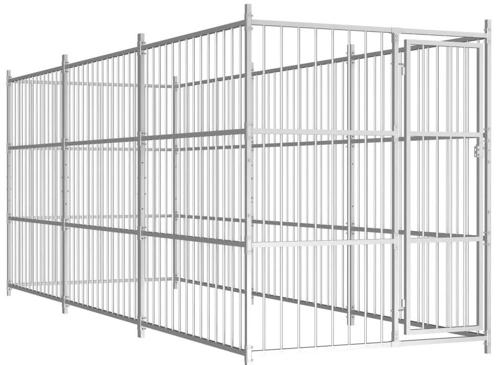 Canil de exterior 450x150x185 cm