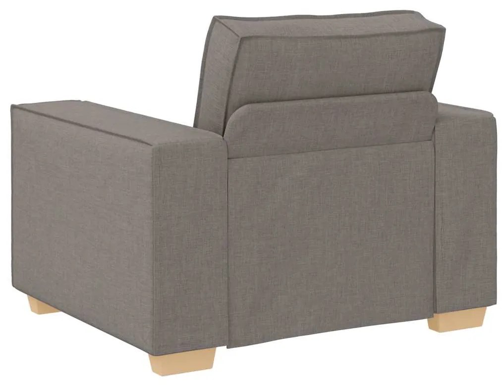 Sofá-cadeira Taupe 60 cm Tecido