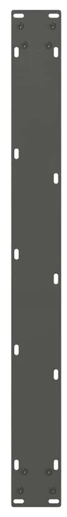 Pés para mesa de jantar em forma de V, 2 peças, antracite, 90x (72-73,