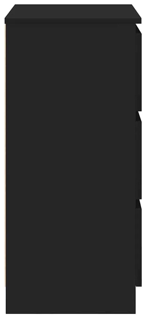 Aparador 60x35x76 cm derivados de madeira preto