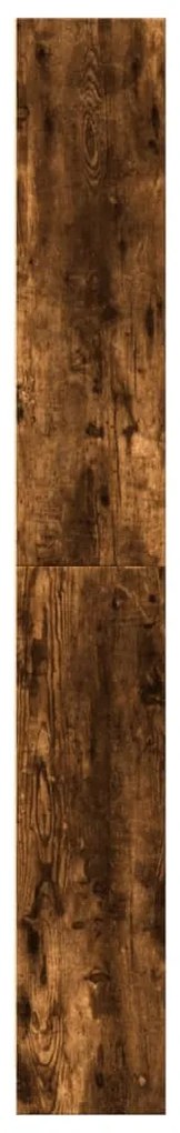 Estante 80x24x176 cm derivados de madeira carvalho fumado