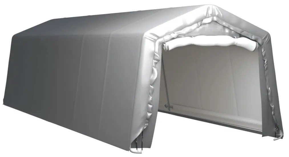 Tenda de armazenamento 300x900 cm aço cinzento