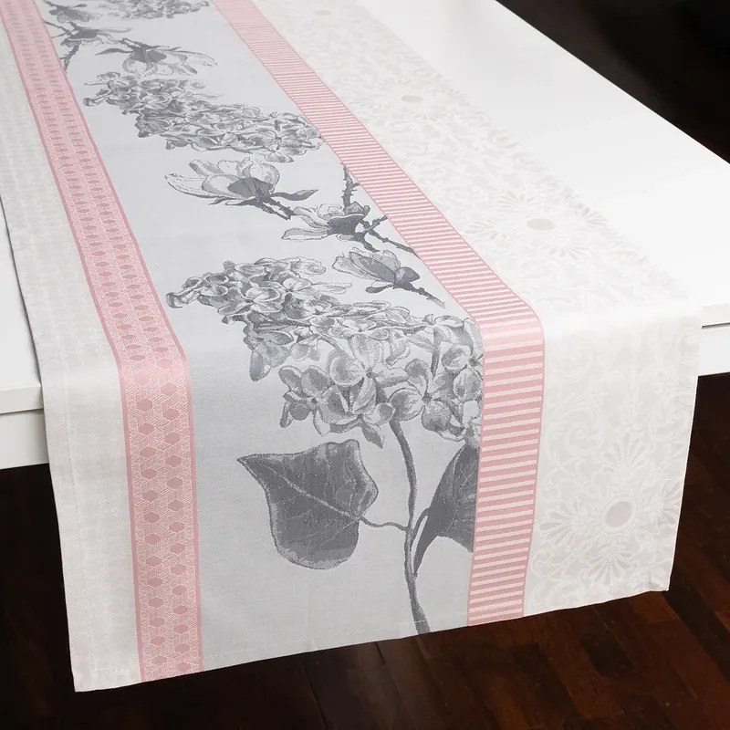 47x150 cm - Caminho de mesa 100% algodão jacquard