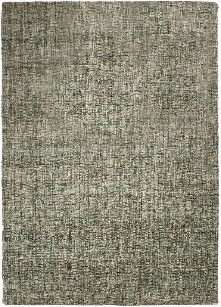 Tapete de lã artesanal de tecelagem plana Heather