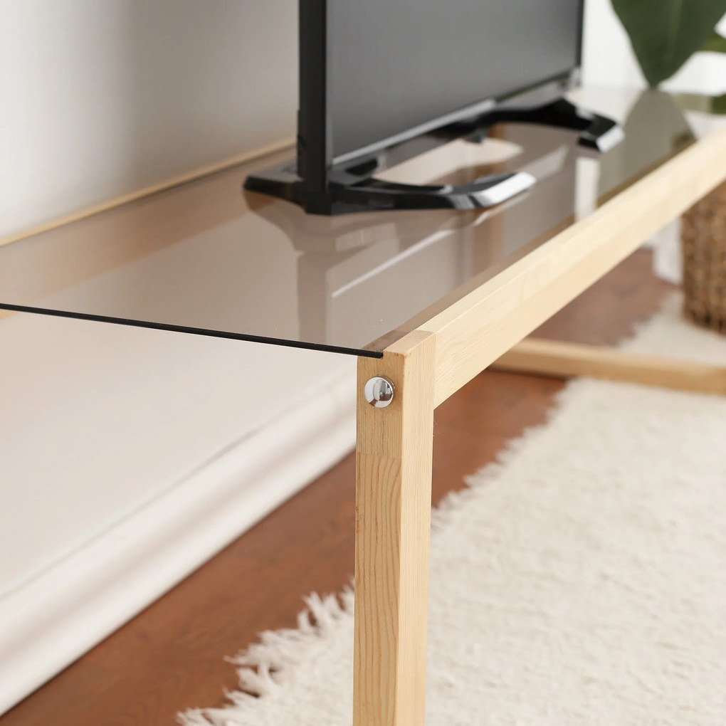 Móvel de TV Via – Natural – 130 cm x 40 cm x 40 cm